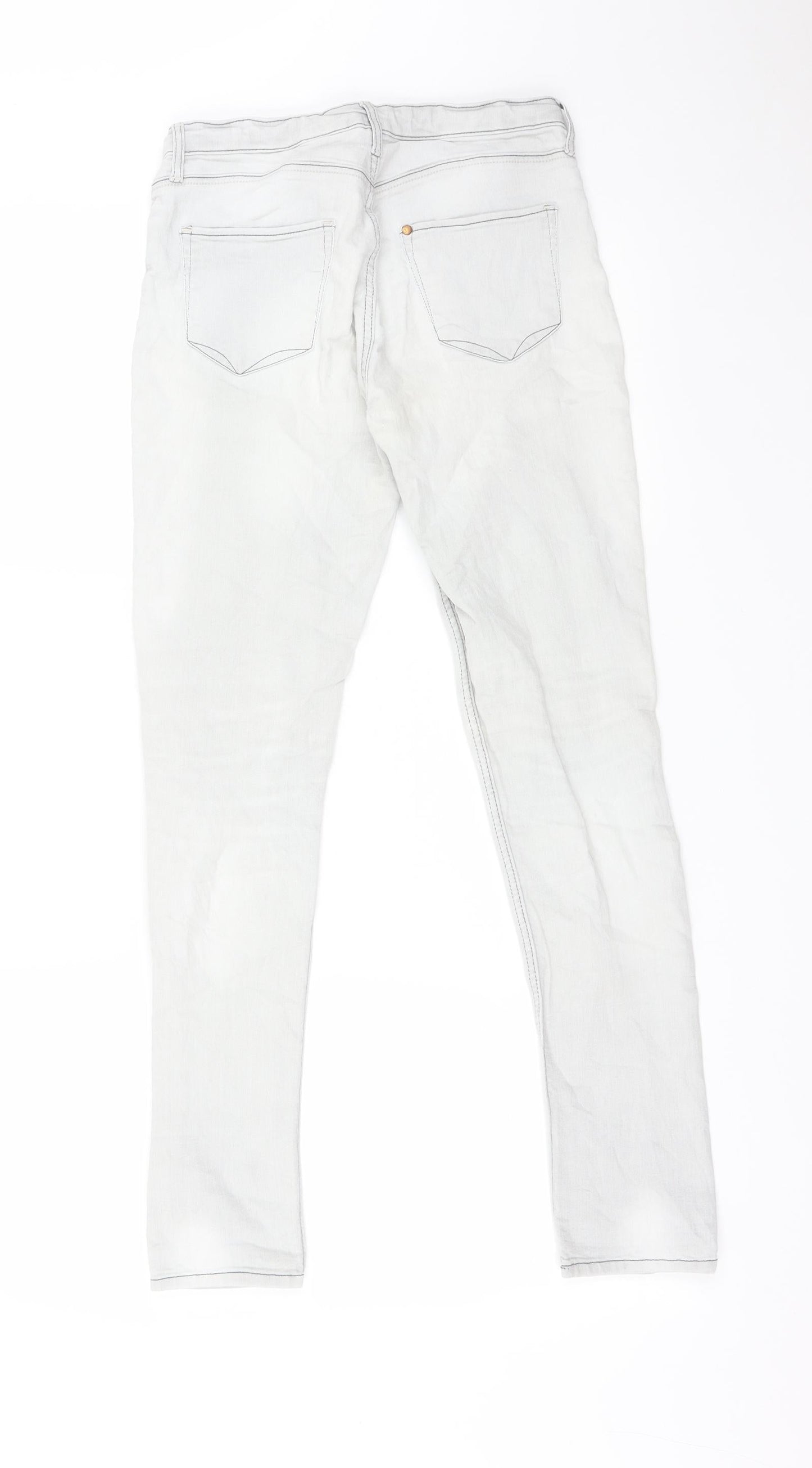 &DENIM Girls Grey   Skinny Jeans Size 12 Years