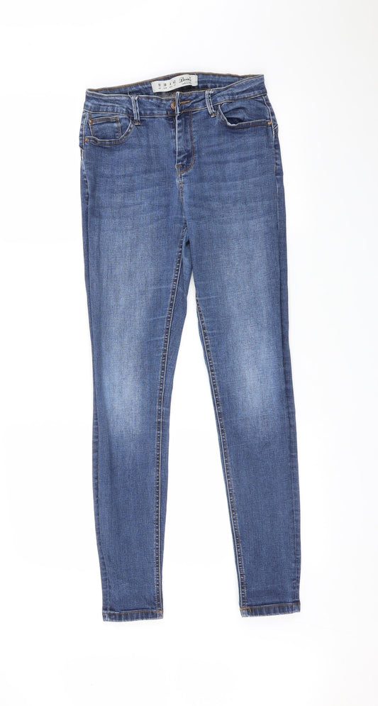 DENIM CO Womens Blue   Skinny Jeans Size 10 L29 in