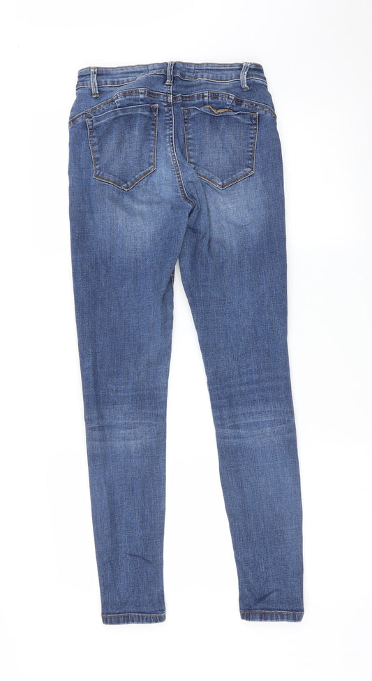 DENIM CO Womens Blue   Skinny Jeans Size 10 L29 in