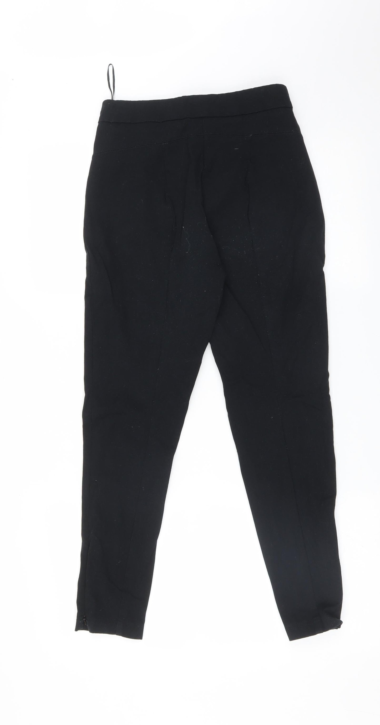 Womens UK Size 8 M&S Regular Fit  Black Trousers