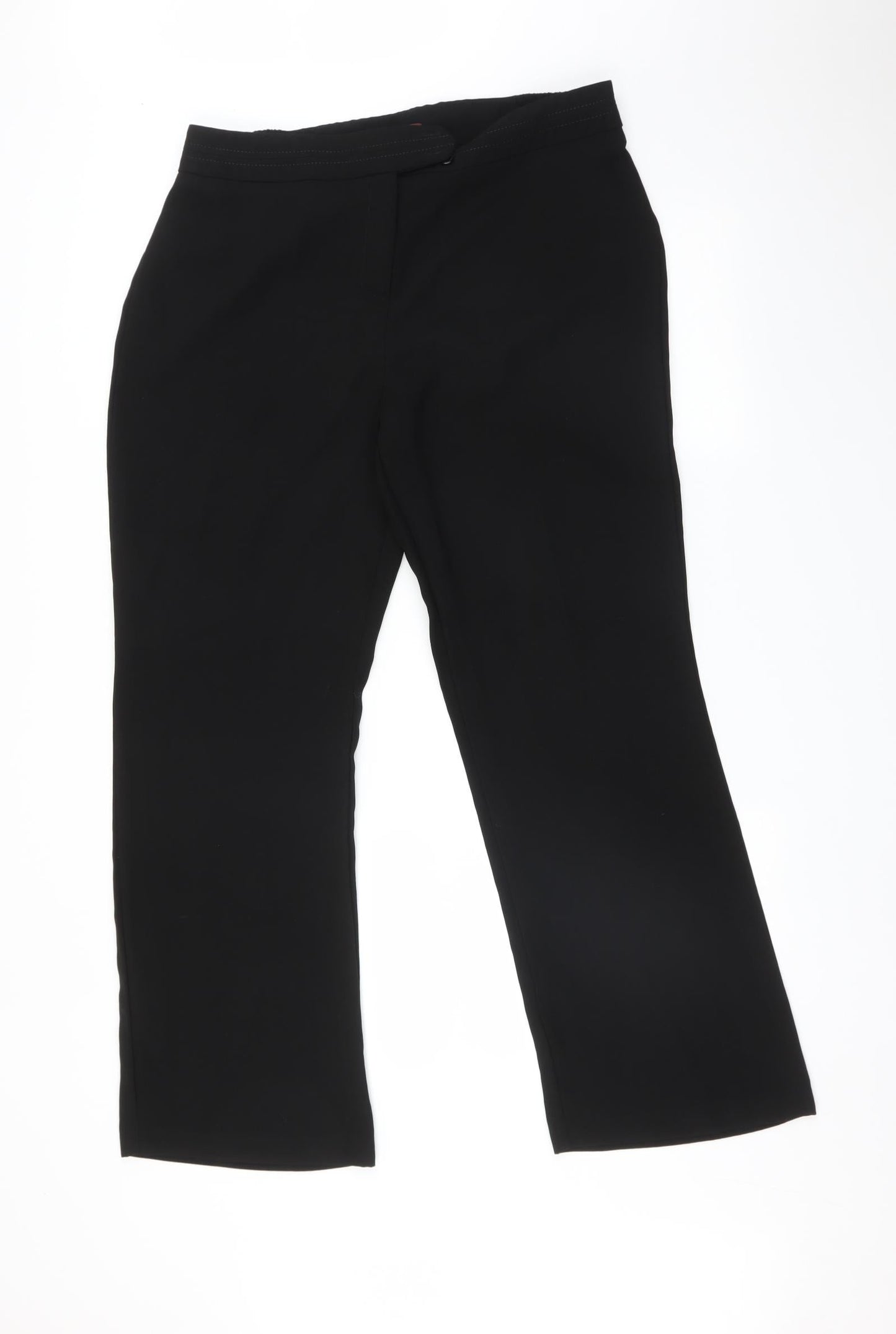 Womens UK Size 16 Savoir Regular Fit  Black Trousers