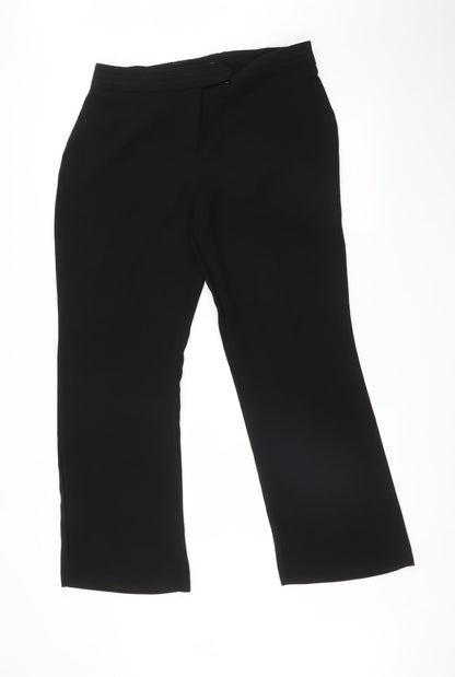 Womens UK Size 16 Savoir Regular Fit  Black Trousers