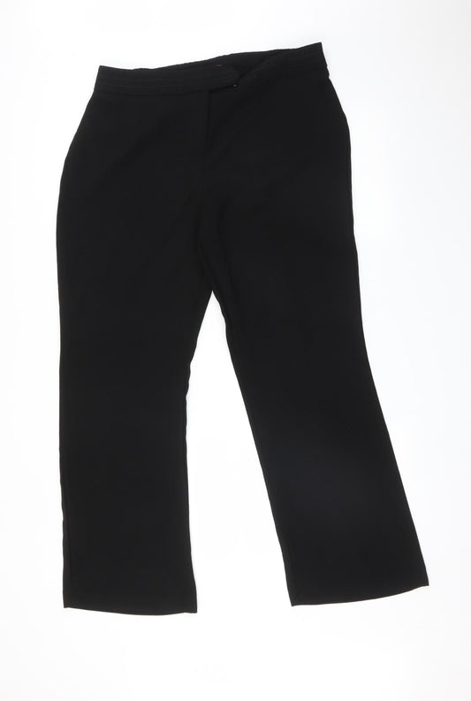 Savoir Womens Black   Trousers  Size 16 L29 in