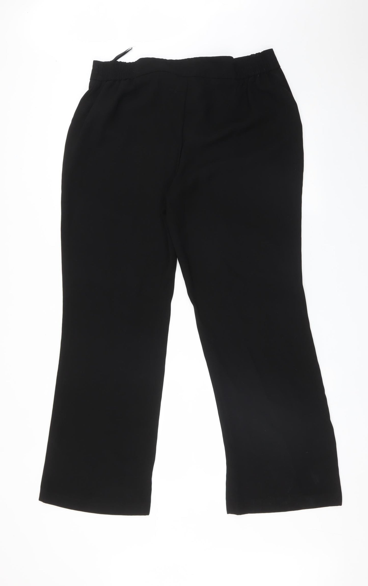 Womens UK Size 16 Savoir Regular Fit  Black Trousers