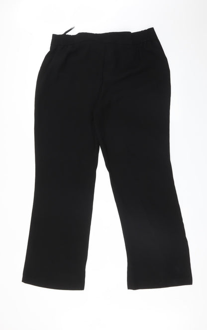 Womens UK Size 16 Savoir Regular Fit  Black Trousers