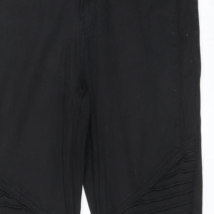 Womens UK Size 10 H&M Regular Fit Skinny Black Jeans