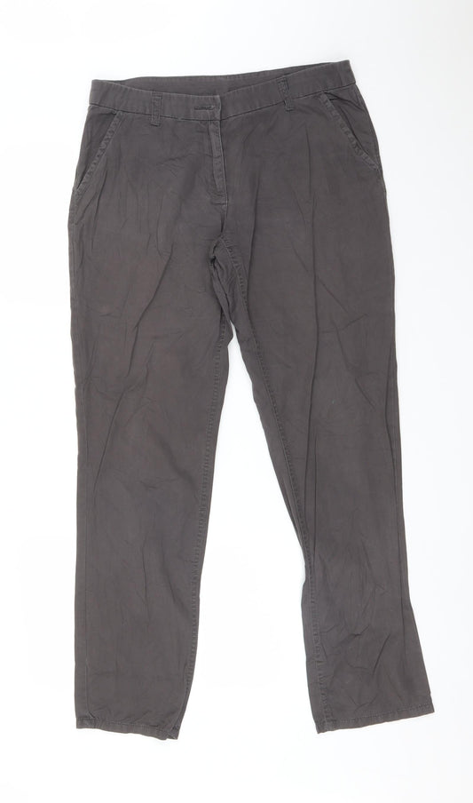 F&F Womens Grey   Chino Trousers Size 32 L29 in