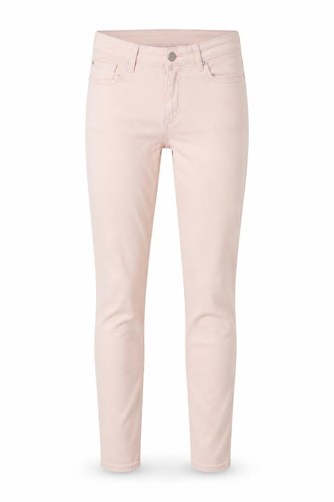 Front view of Gap women’s pink skinny jeans, size UK 30, 27-inch leg