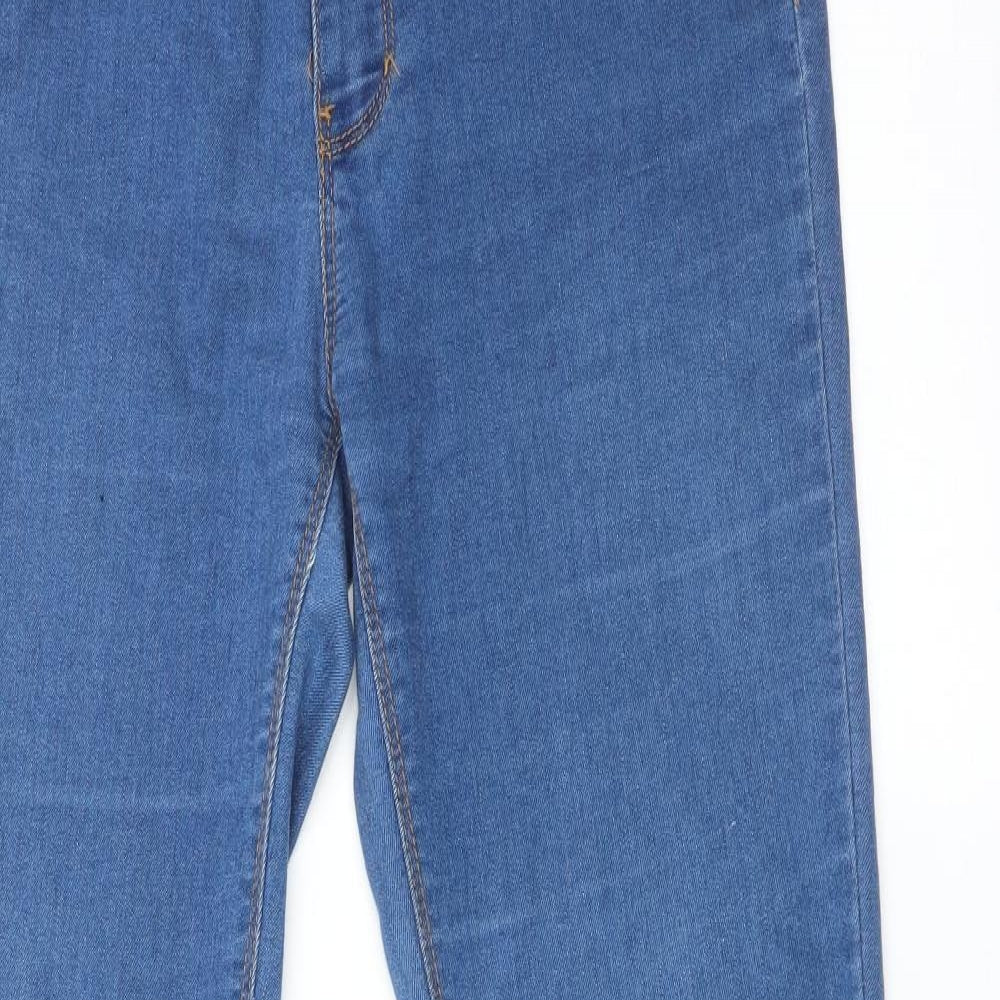 Womens UK Size 32 Preworn Regular Fit Skinny Blue Jeans