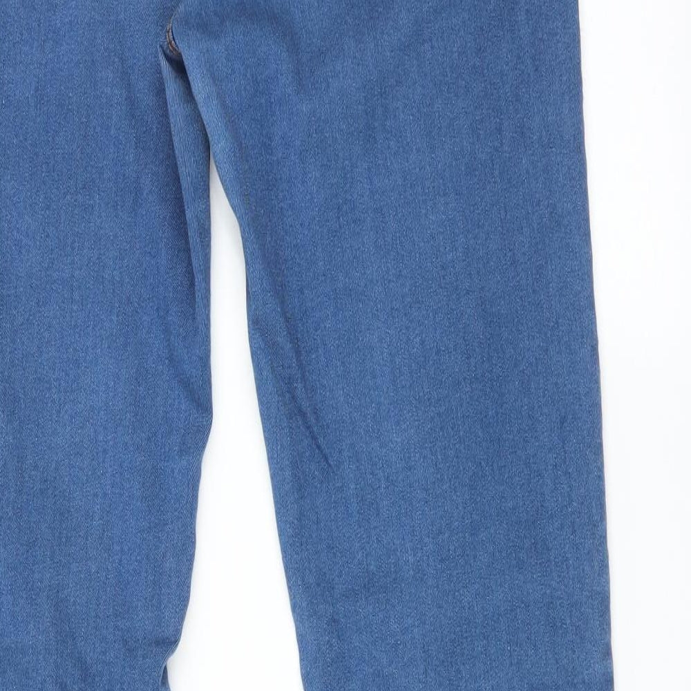 Womens UK Size 32 Preworn Regular Fit Skinny Blue Jeans