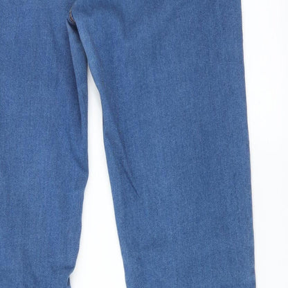 Womens UK Size 32 Preworn Regular Fit Skinny Blue Jeans