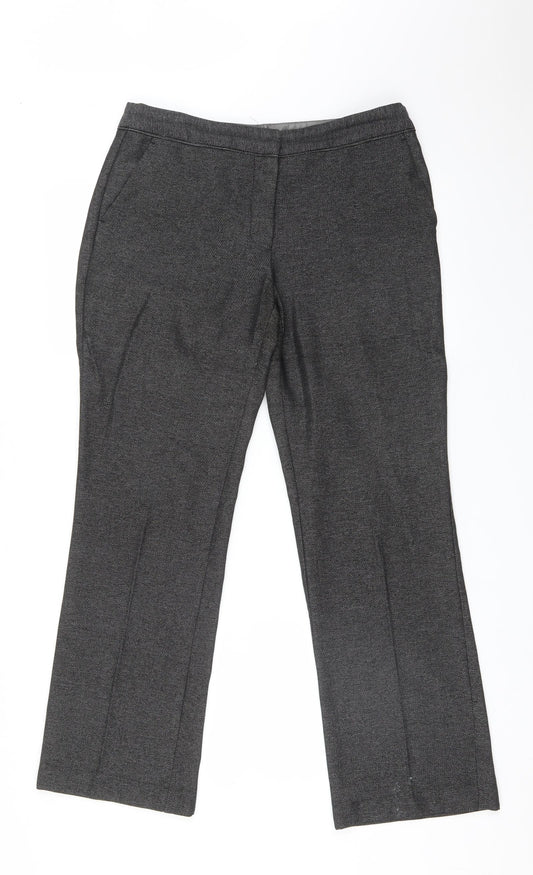 Womens UK Size 10 NEXT Regular Fit  Black Trousers