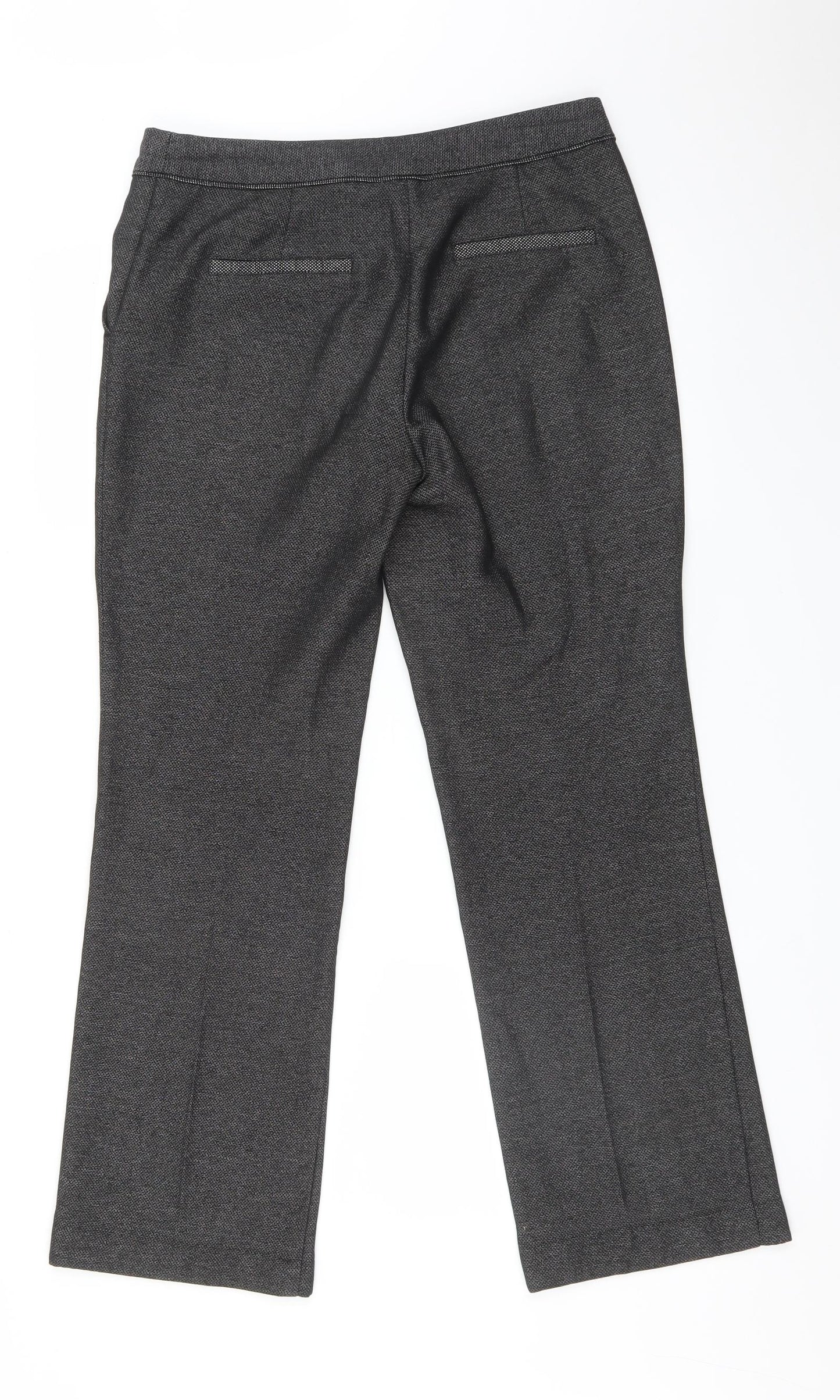 Womens UK Size 10 NEXT Regular Fit  Black Trousers