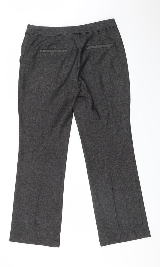 Womens UK Size 10 NEXT Regular Fit  Black Trousers