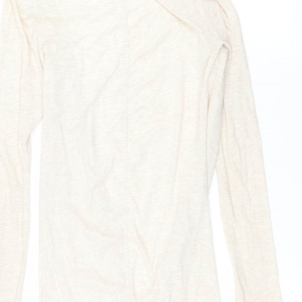 Womens UK Size 10 Miss Selfridge Beige Cardigan Jumper