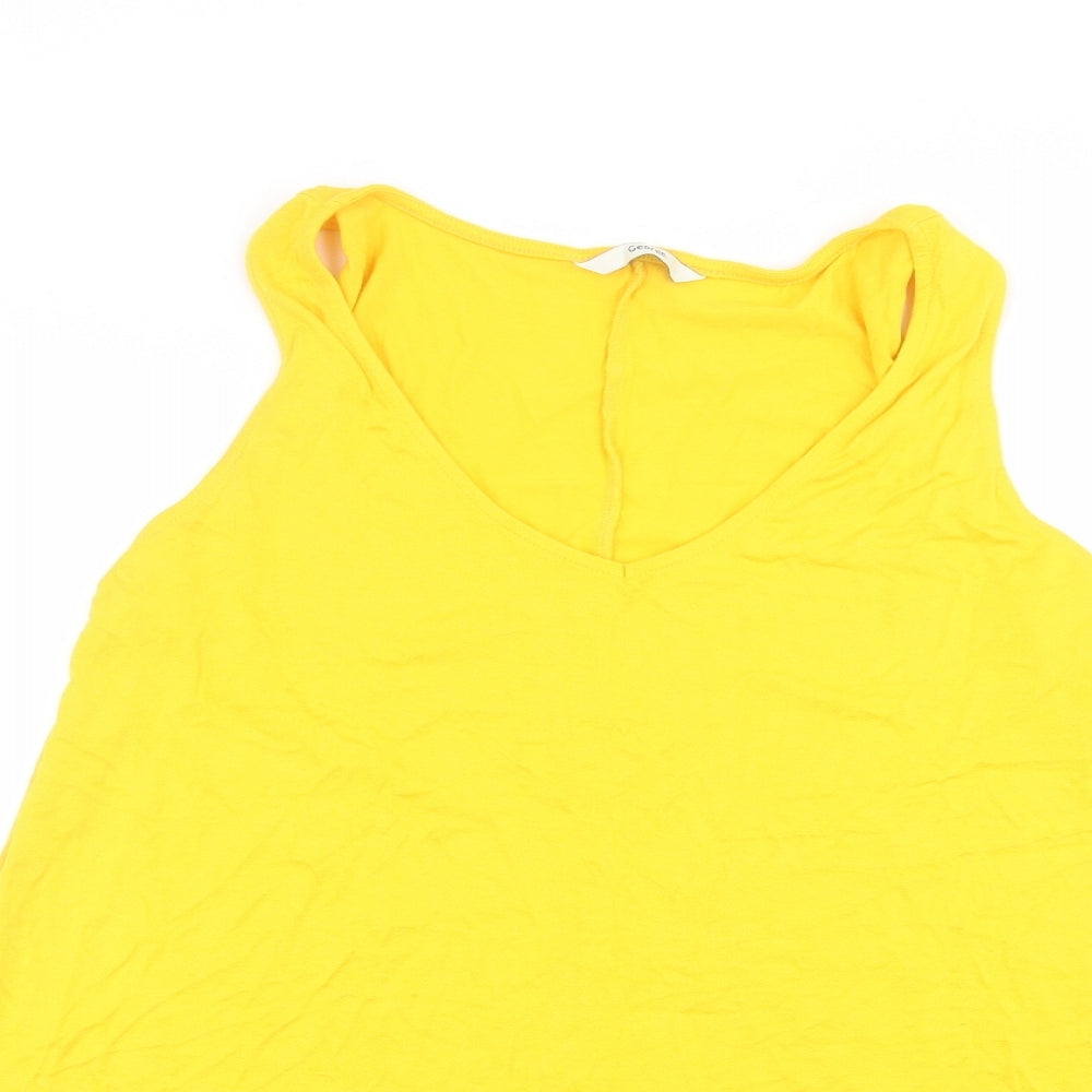 George Womens Yellow   Basic T-Shirt Size 18