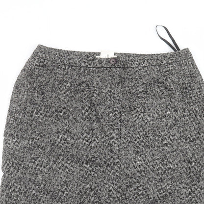 paul separates Womens Grey   A-Line Skirt Size 12