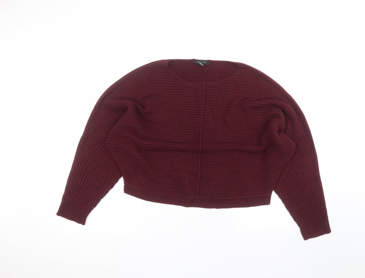 Womens UK Size M New Look Purple Pullover Jumper