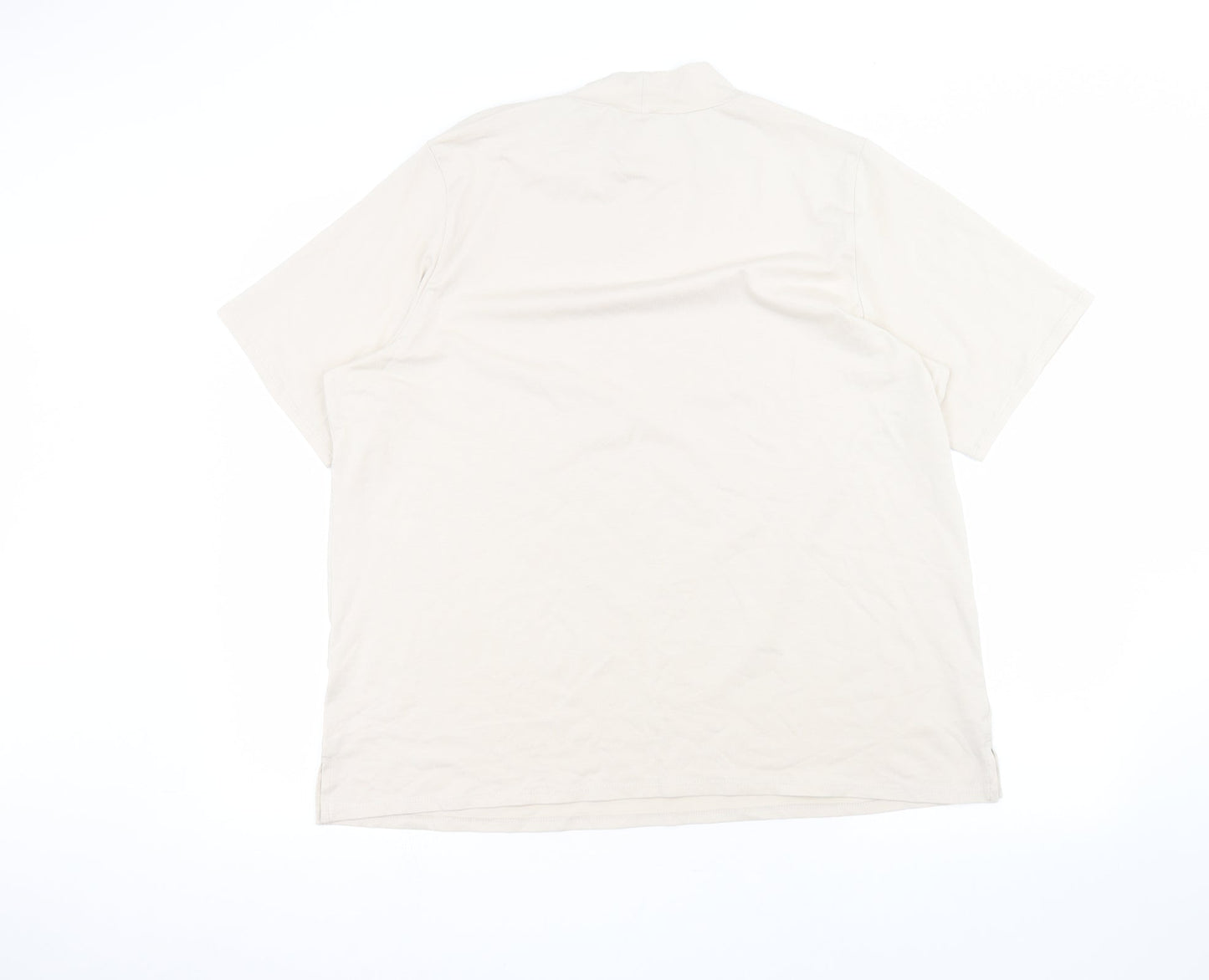 George Womens Beige   Basic T-Shirt Size 16