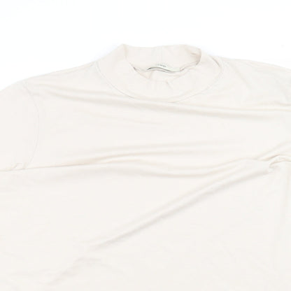 George Womens Beige   Basic T-Shirt Size 16