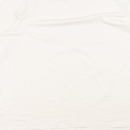 George Womens Beige   Basic T-Shirt Size 16