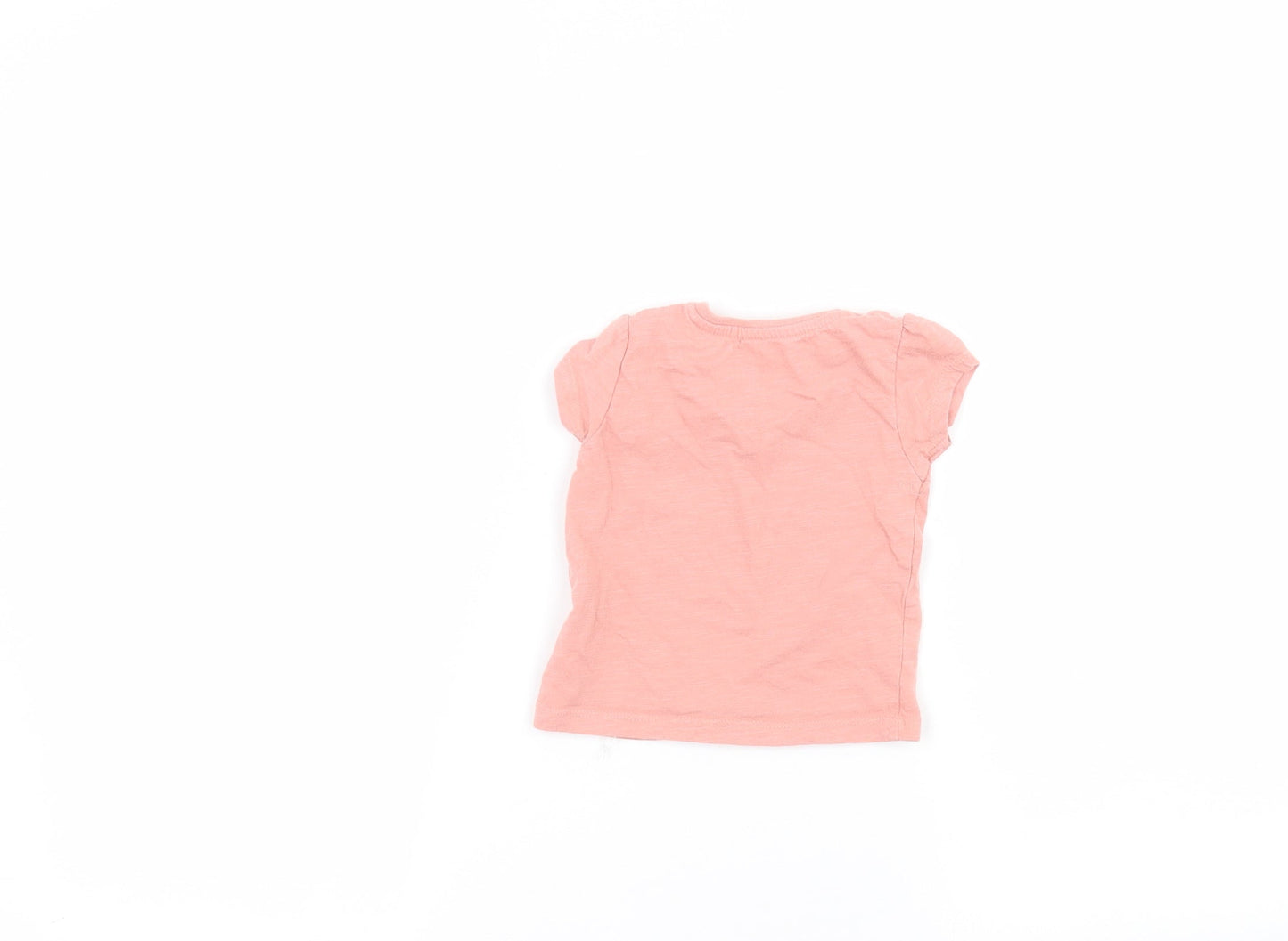 Primark Baby Pink   Basic T-Shirt Size 6-9 Months