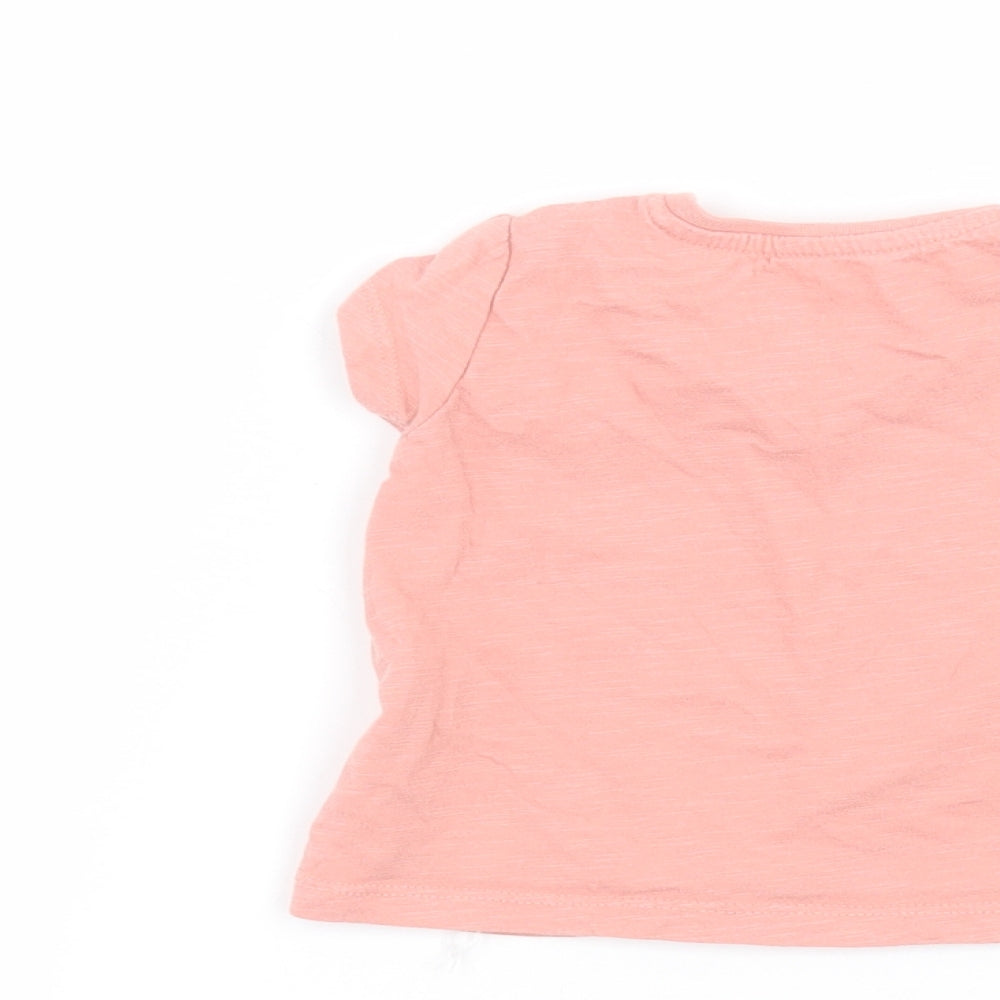 Primark Baby Pink   Basic T-Shirt Size 6-9 Months