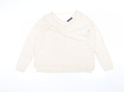 Womens UK Size 18 Marks and Spencer Beige Pullover Jumper