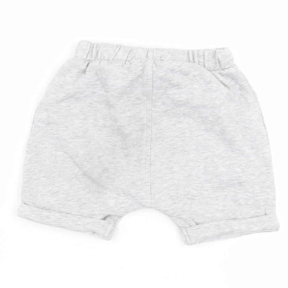 Matalan Baby Grey   Cropped Trousers Size 12-18 Months