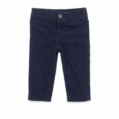 Front view of Andy & Evan Baby Blue Jeans, size 12-18, Months