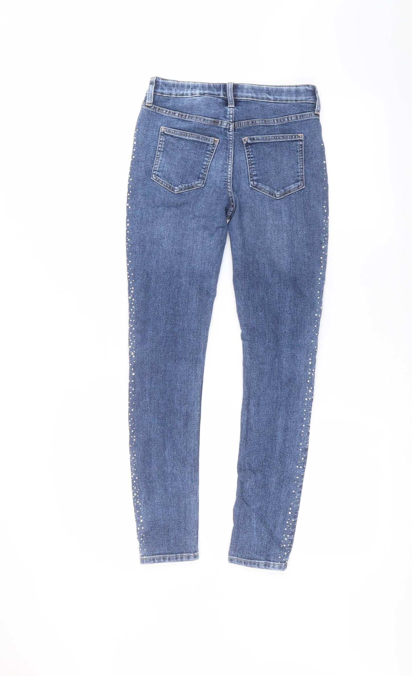 H&M Girls Blue   Skinny Jeans Size 11-12 Years