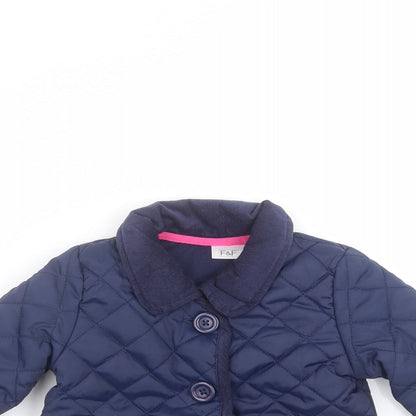 F&F Baby Blue   Pea Coat Coat Size 6-9 Months
