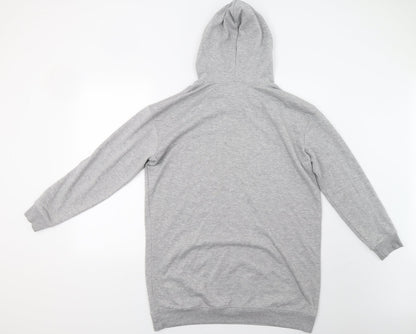 Pretty Little Thing Womens Grey   Pullover Hoodie Size 8