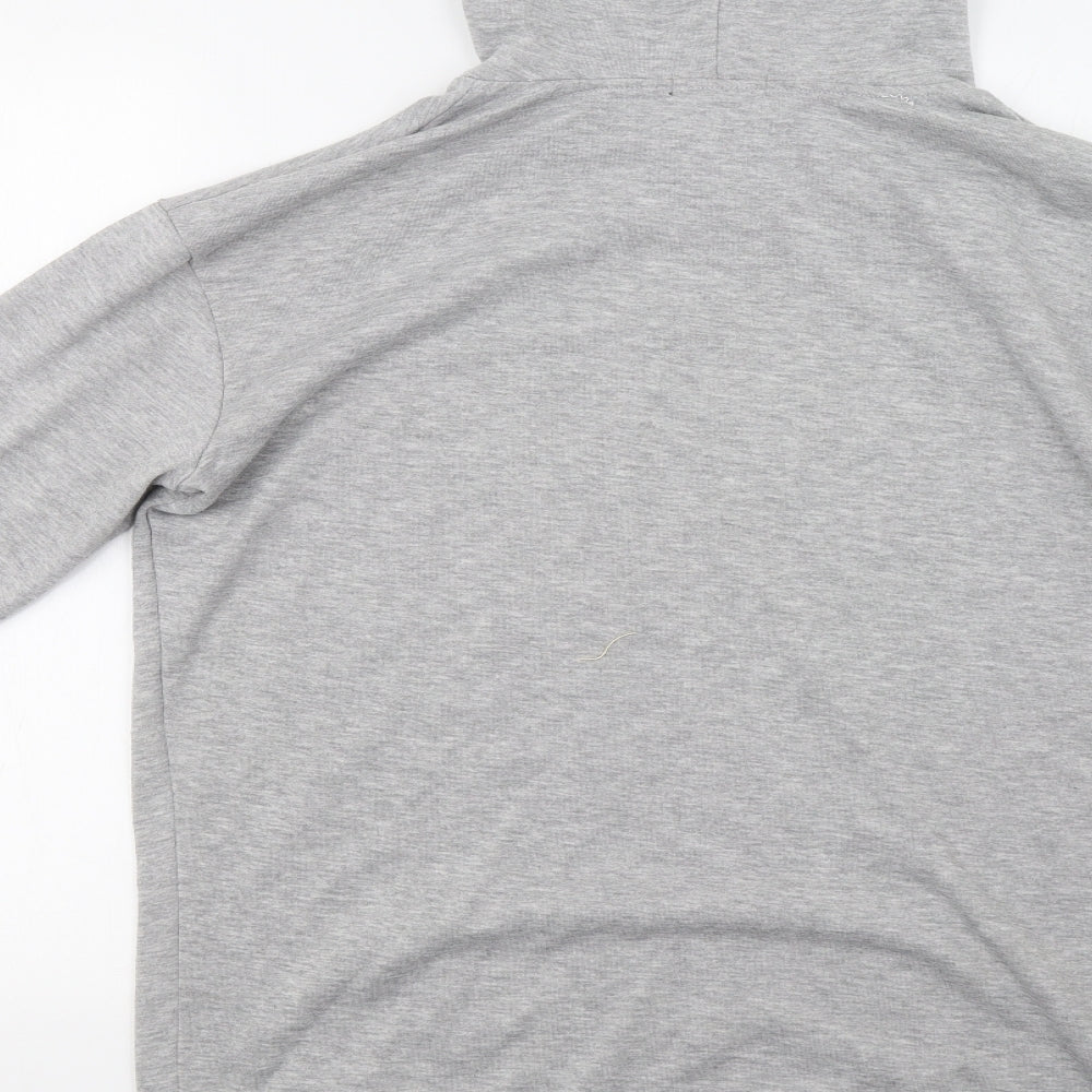 Pretty Little Thing Womens Grey   Pullover Hoodie Size 8