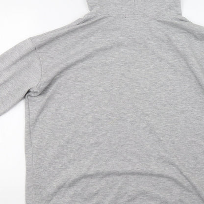 Pretty Little Thing Womens Grey   Pullover Hoodie Size 8