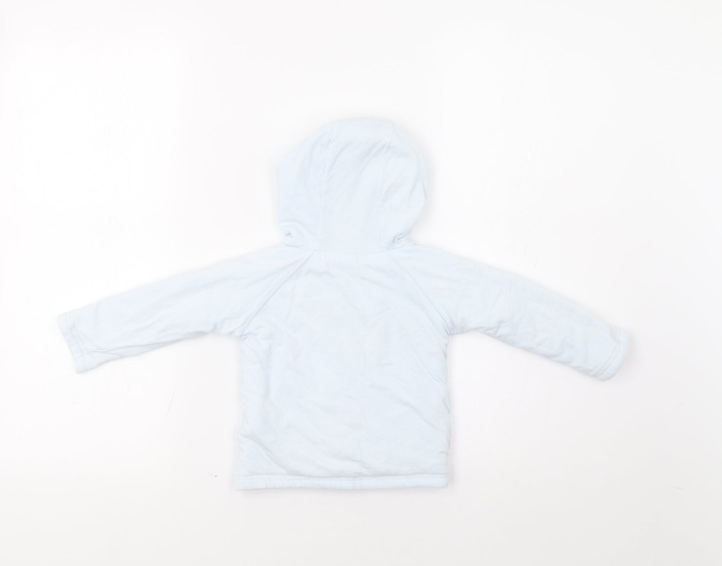 French Connection Baby Blue Striped  Overcoat Coatigan Size 6-9 Months