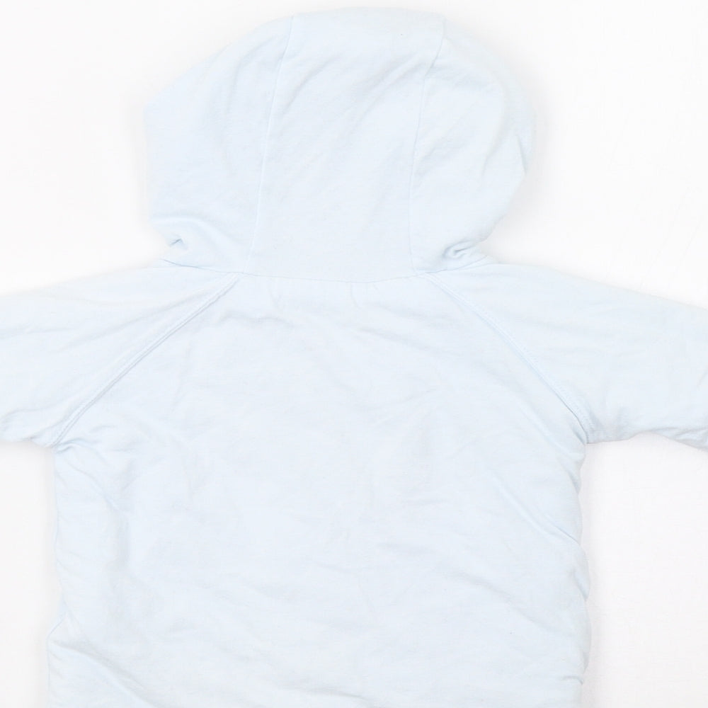 French Connection Baby Blue Striped  Overcoat Coatigan Size 6-9 Months