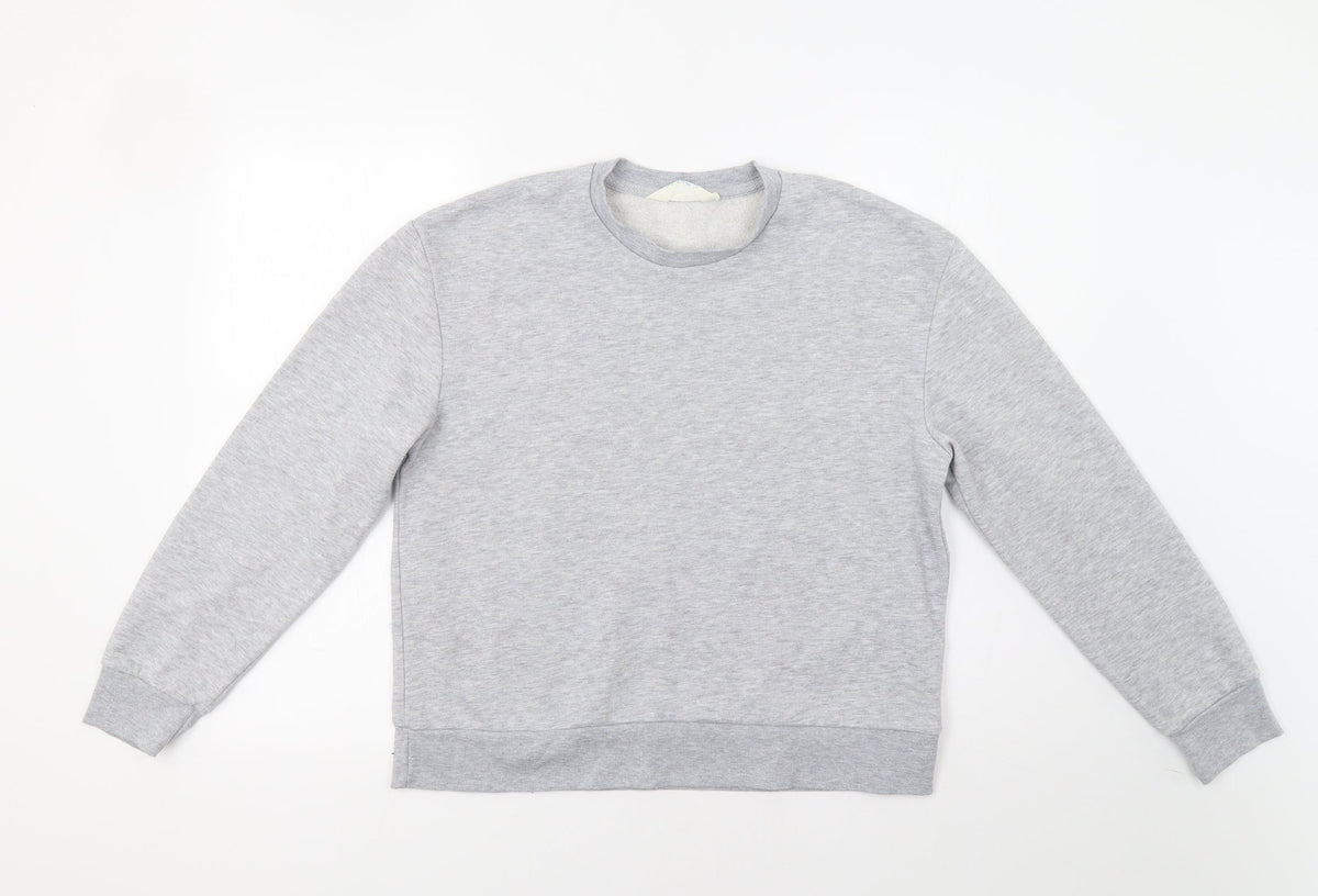 Additional front view of Primark women’s grey pullover sweatshirt, size UK 8