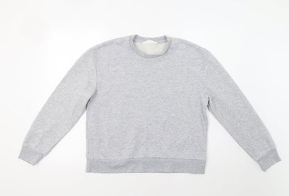 Additional front view of Primark women’s grey pullover sweatshirt, size UK 8
