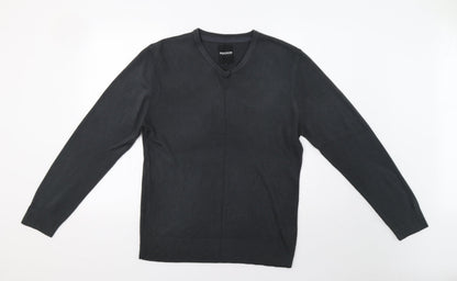 Additional front view of Peacocks men’s grey jumper, size L