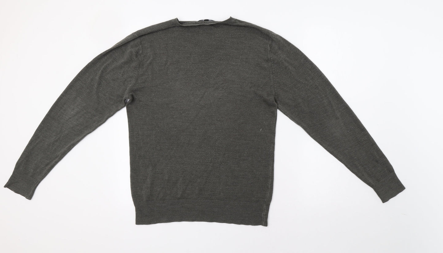 George Mens Green   Pullover Jumper Size S