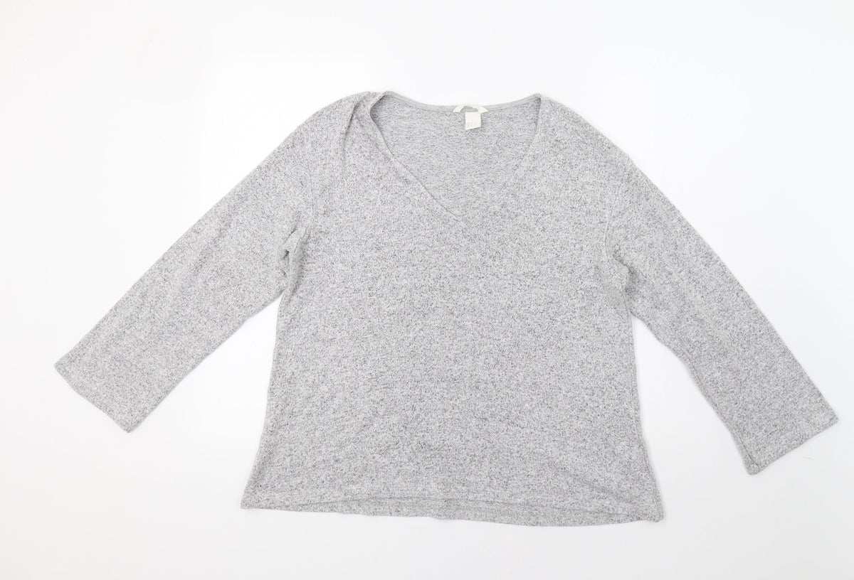 Womens UK Size M H&M Grey Pullover Jumper