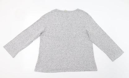 Womens UK Size M H&M Grey Pullover Jumper