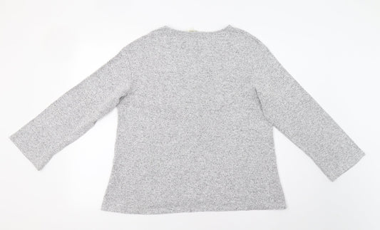 Womens UK Size M H&M Grey Pullover Jumper
