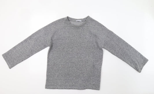 Womens UK Size S Zara Grey Pullover Jumper