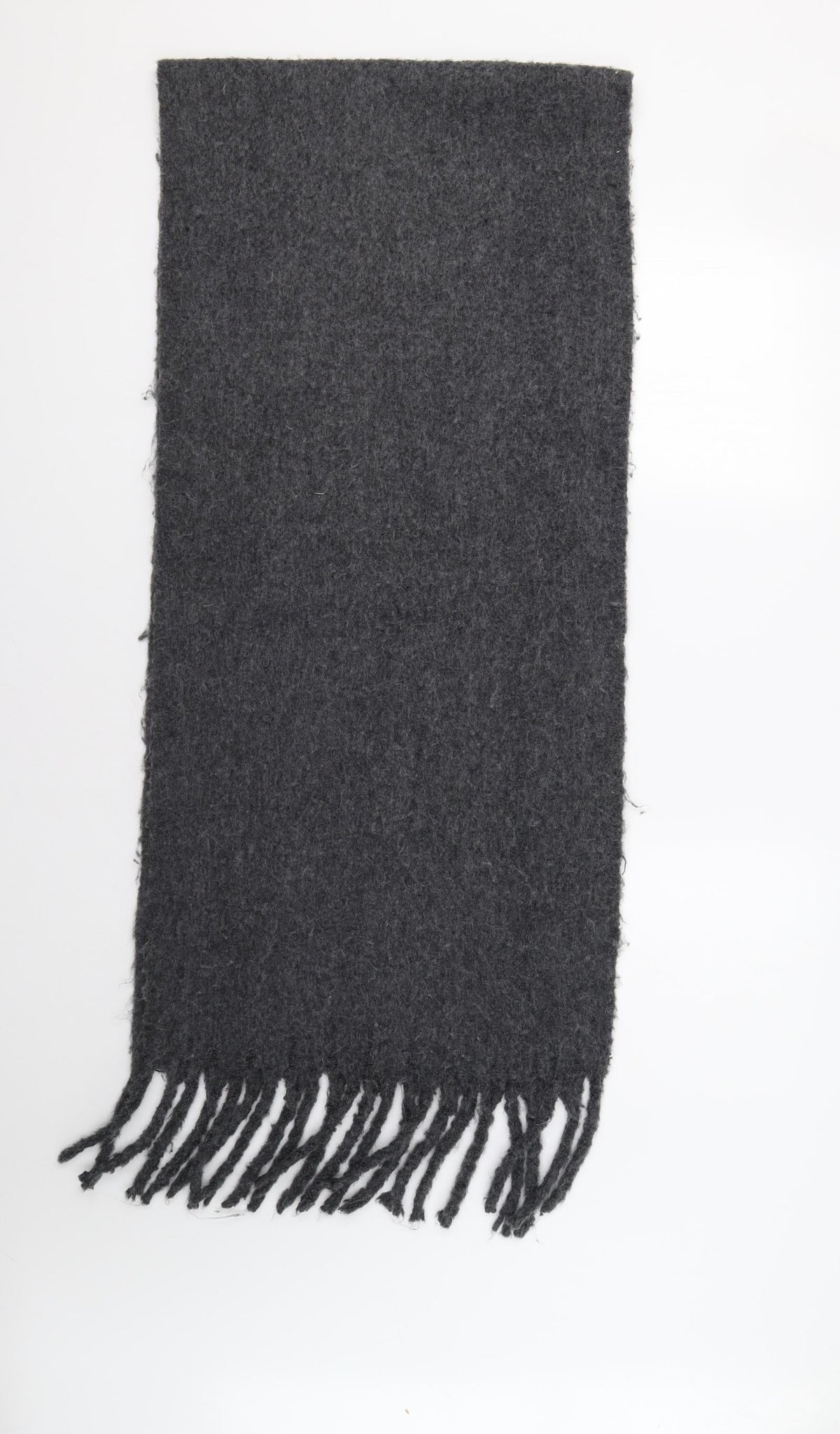 Additional front view of Preworn women’s grey shawl/wrap