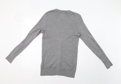 Hollistwr Womens Grey   Cardigan Jumper Size L