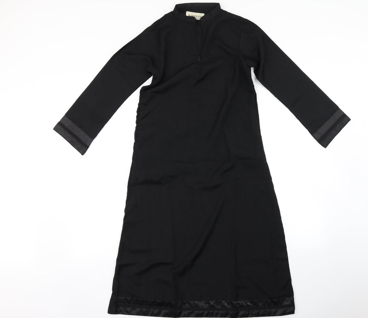 Additional front view of Raheem women’s black a-line, size UK 42