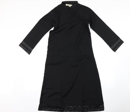 Additional front view of Raheem women’s black a-line, size UK 42