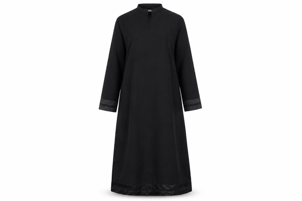 Front view of Raheem women’s black a-line, size UK 42